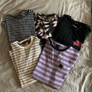 Selection of T-shirts